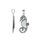 AP-6352-MOP Sterling Silver Pendant with Mother Of Pearl Jewelry Bali Designs Inc